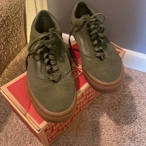 Unisex Army Green Vans
